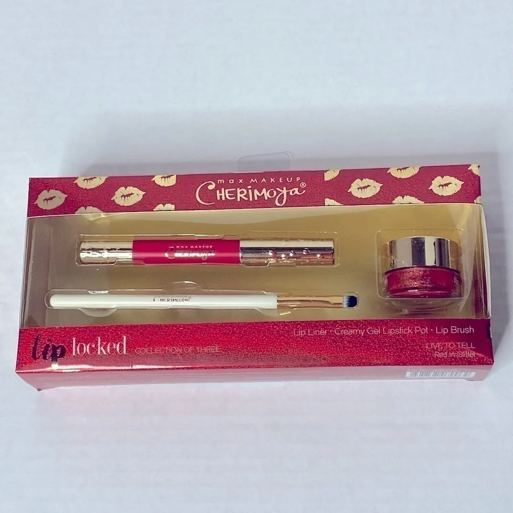 Cherimoya Max Makeup Lip Locked Collection